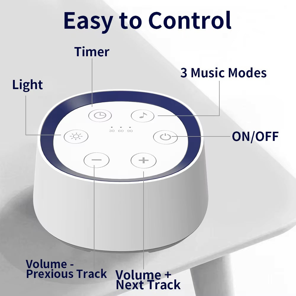 White Noise Machine for Deeper, Uninterrupted Sleep | makespacecalm