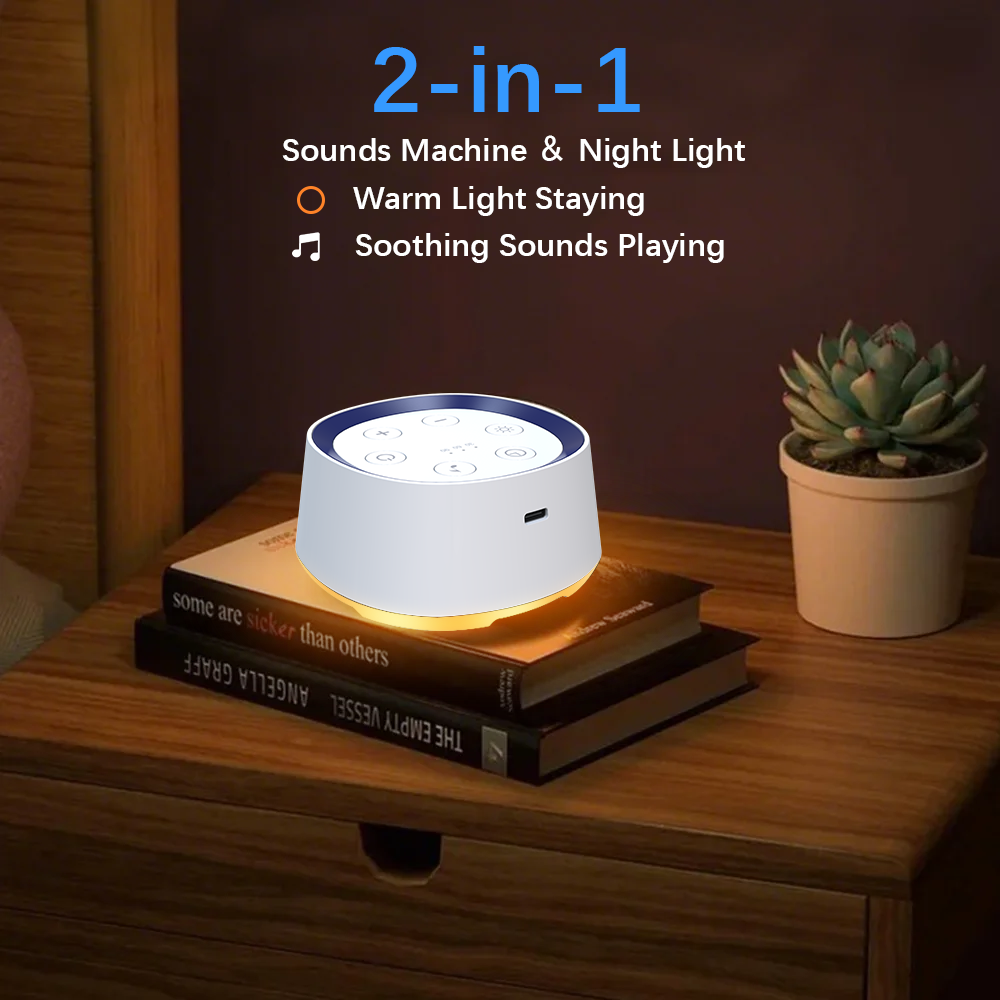 White Noise Machine for Deeper, Uninterrupted Sleep | makespacecalm