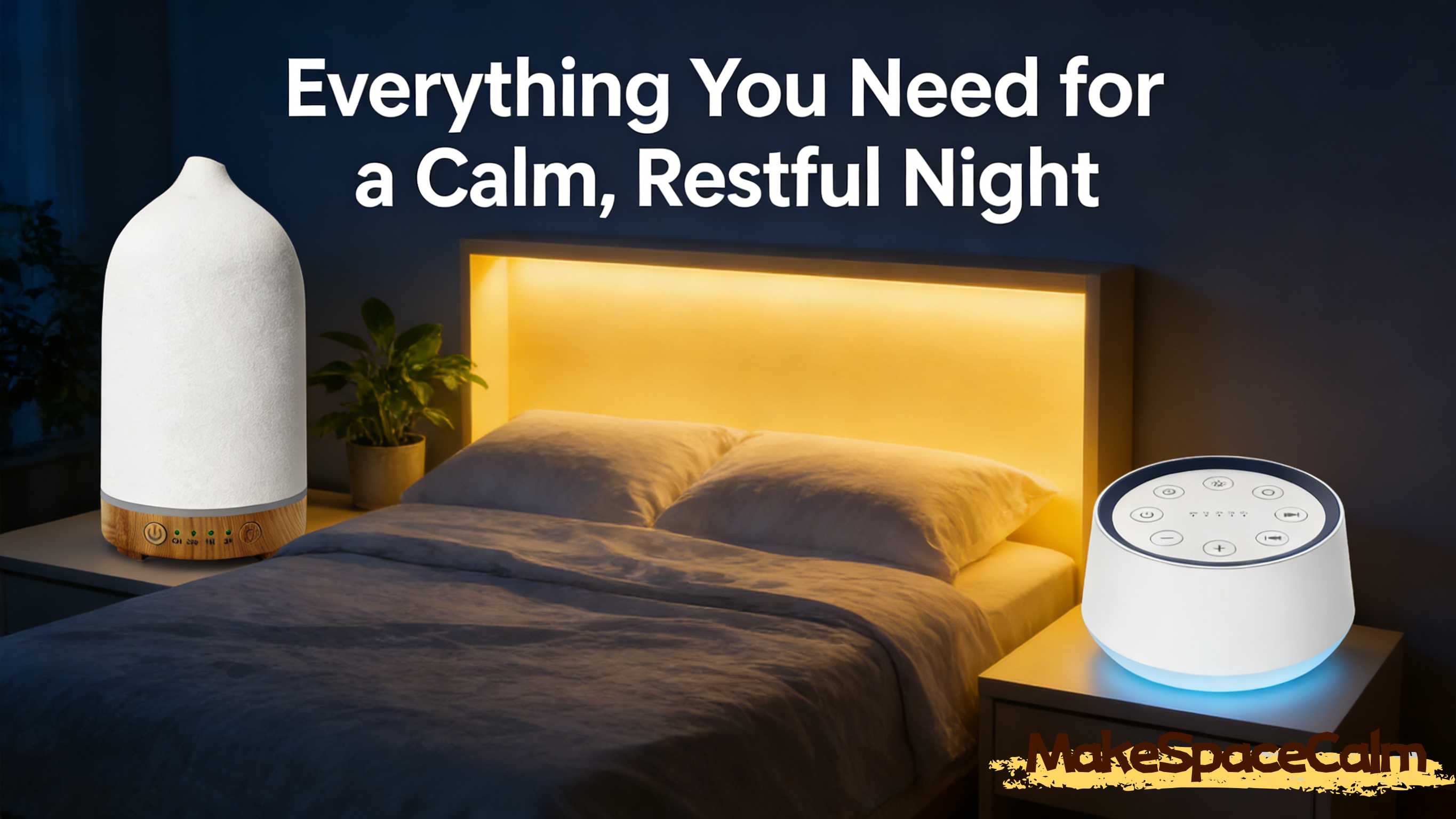 Calm Night Set – White Noise & Aroma Sleep Kit